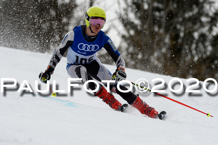 Bayerische Schülermeisterschaft Alpin Riesenslalom 25.01.2020