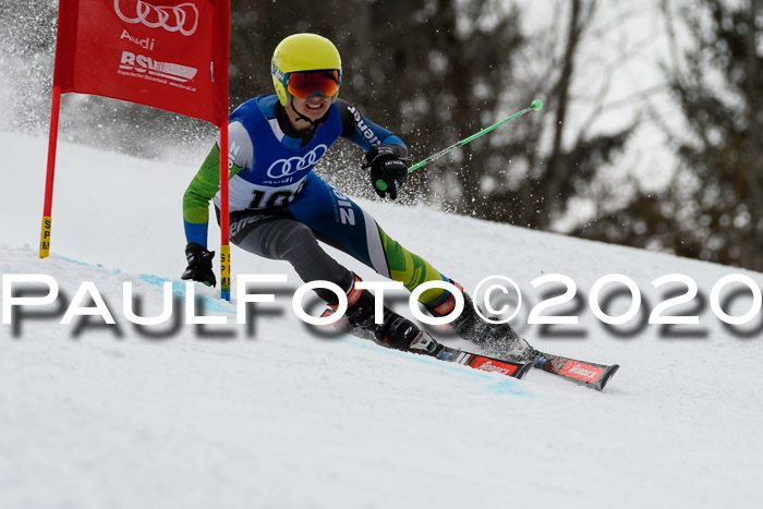 Bayerische Schülermeisterschaft Alpin Riesenslalom 25.01.2020