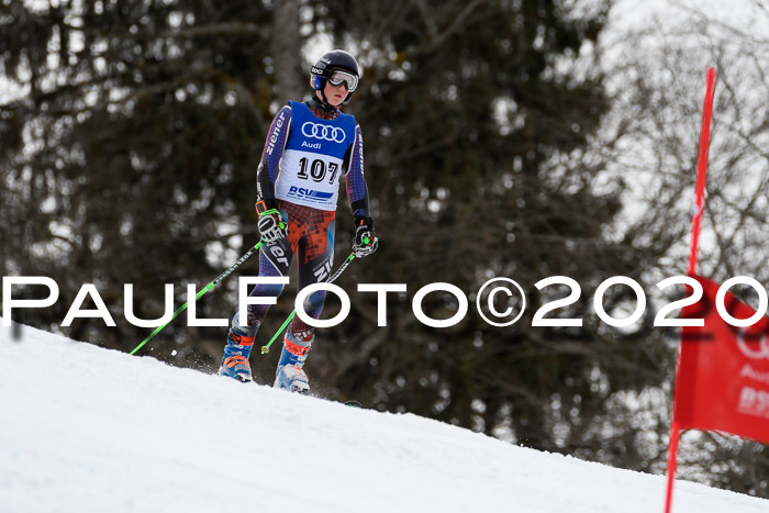 Bayerische Schülermeisterschaft Alpin Riesenslalom 25.01.2020