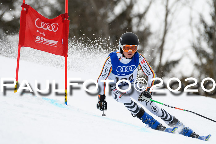 Bayerische Schülermeisterschaft Alpin Riesenslalom 25.01.2020