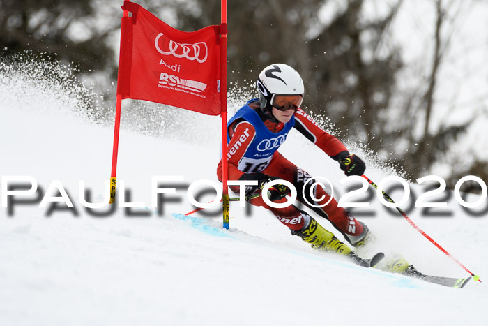 Bayerische Schülermeisterschaft Alpin Riesenslalom 25.01.2020