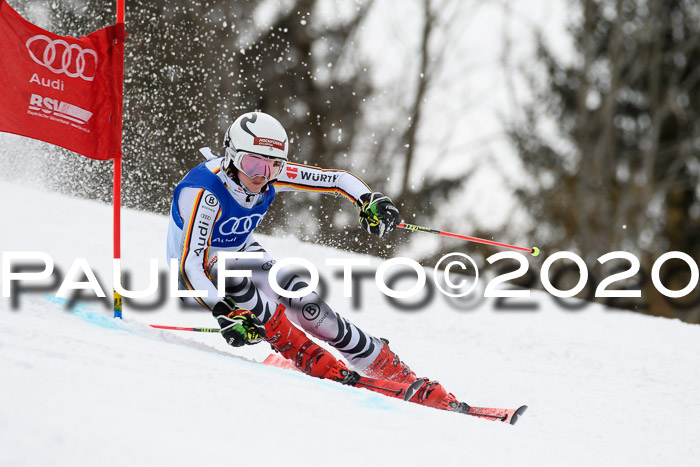 Bayerische Schülermeisterschaft Alpin Riesenslalom 25.01.2020