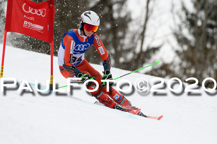 Bayerische Schülermeisterschaft Alpin Riesenslalom 25.01.2020