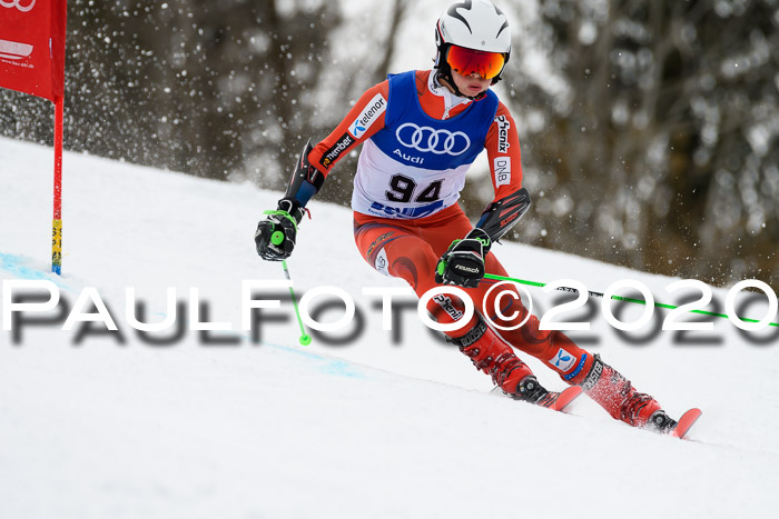 Bayerische Schülermeisterschaft Alpin Riesenslalom 25.01.2020