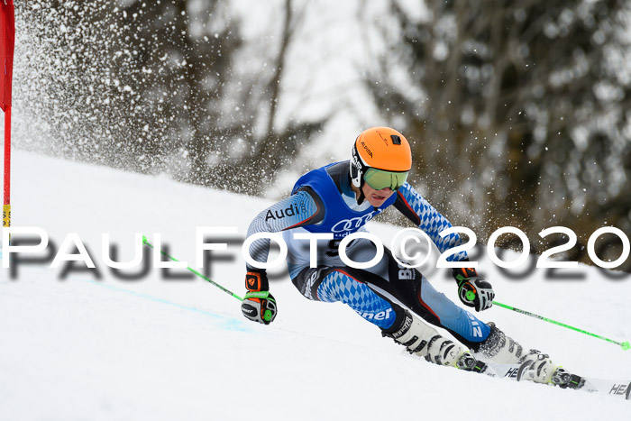 Bayerische Schülermeisterschaft Alpin Riesenslalom 25.01.2020