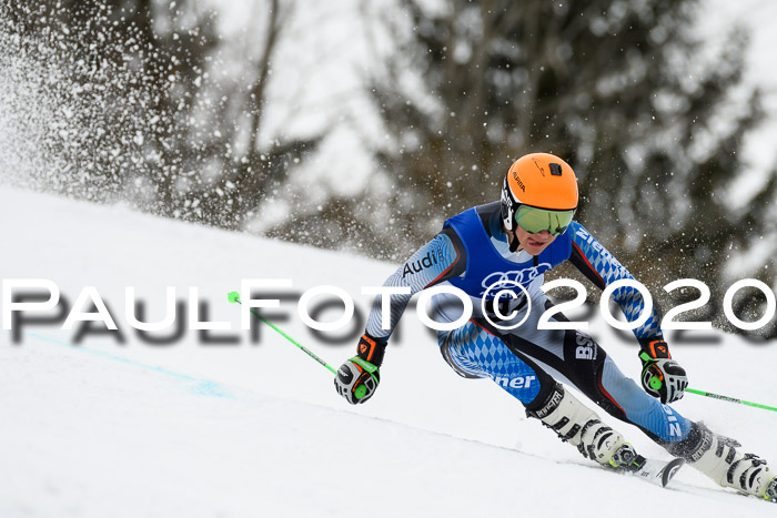 Bayerische Schülermeisterschaft Alpin Riesenslalom 25.01.2020