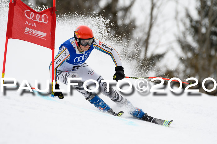 Bayerische Schülermeisterschaft Alpin Riesenslalom 25.01.2020