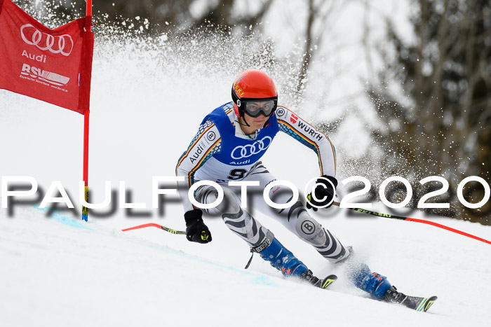 Bayerische Schülermeisterschaft Alpin Riesenslalom 25.01.2020