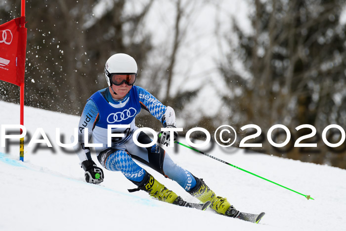 Bayerische Schülermeisterschaft Alpin Riesenslalom 25.01.2020