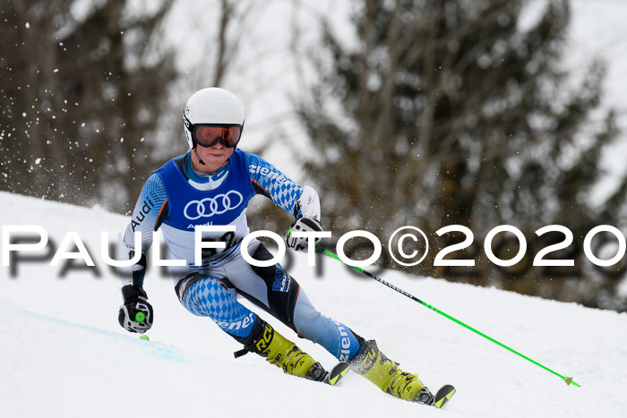 Bayerische Schülermeisterschaft Alpin Riesenslalom 25.01.2020