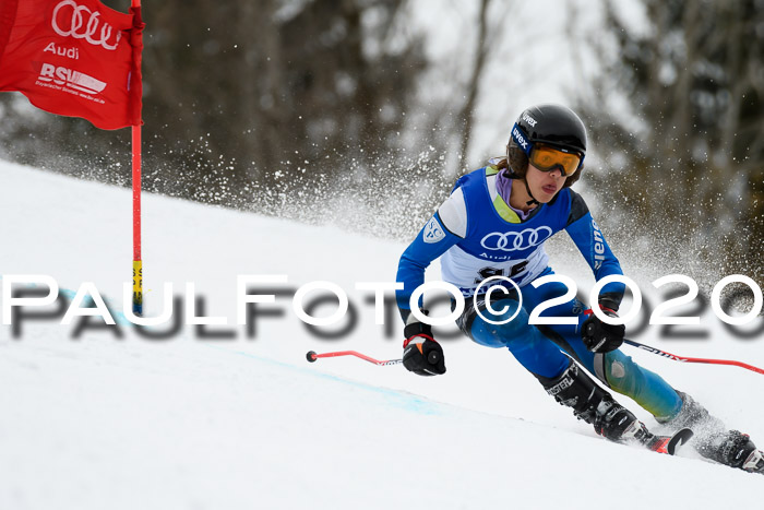 Bayerische Schülermeisterschaft Alpin Riesenslalom 25.01.2020