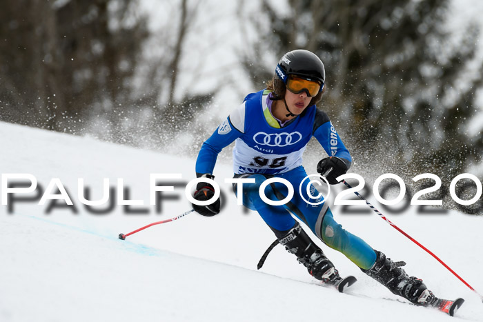 Bayerische Schülermeisterschaft Alpin Riesenslalom 25.01.2020