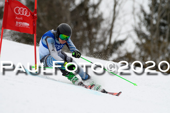 Bayerische Schülermeisterschaft Alpin Riesenslalom 25.01.2020