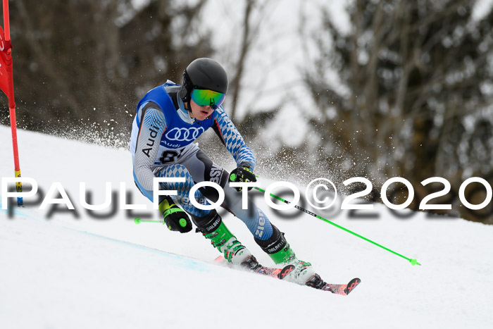 Bayerische Schülermeisterschaft Alpin Riesenslalom 25.01.2020