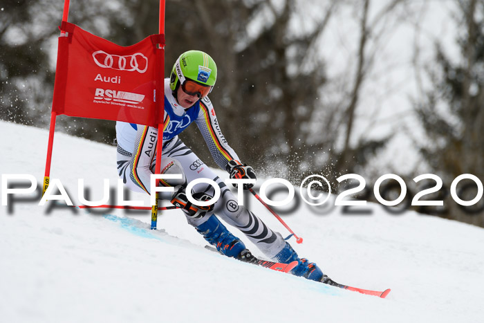 Bayerische Schülermeisterschaft Alpin Riesenslalom 25.01.2020