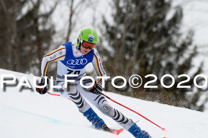 Bayerische Schülermeisterschaft Alpin Riesenslalom 25.01.2020