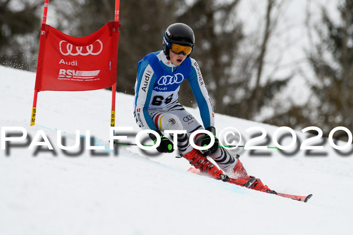 Bayerische Schülermeisterschaft Alpin Riesenslalom 25.01.2020