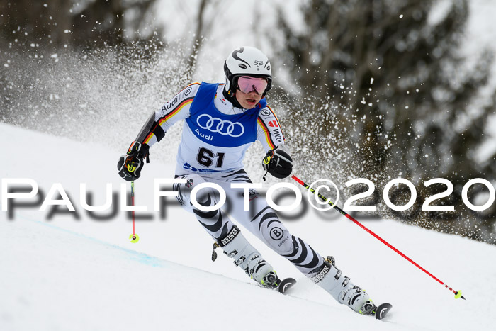 Bayerische Schülermeisterschaft Alpin Riesenslalom 25.01.2020