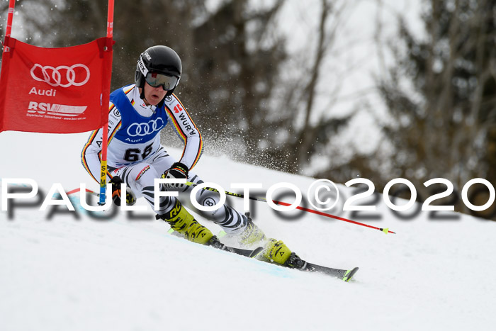 Bayerische Schülermeisterschaft Alpin Riesenslalom 25.01.2020