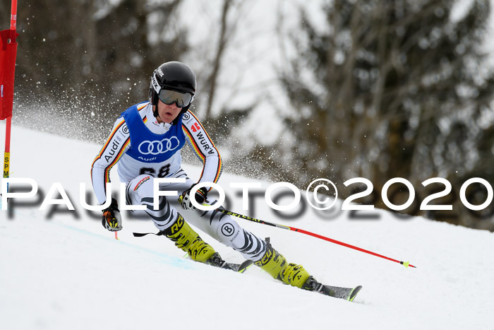 Bayerische Schülermeisterschaft Alpin Riesenslalom 25.01.2020