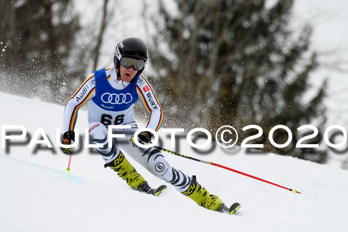 Bayerische Schülermeisterschaft Alpin Riesenslalom 25.01.2020