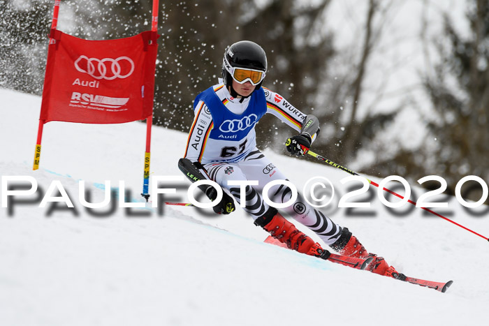 Bayerische Schülermeisterschaft Alpin Riesenslalom 25.01.2020