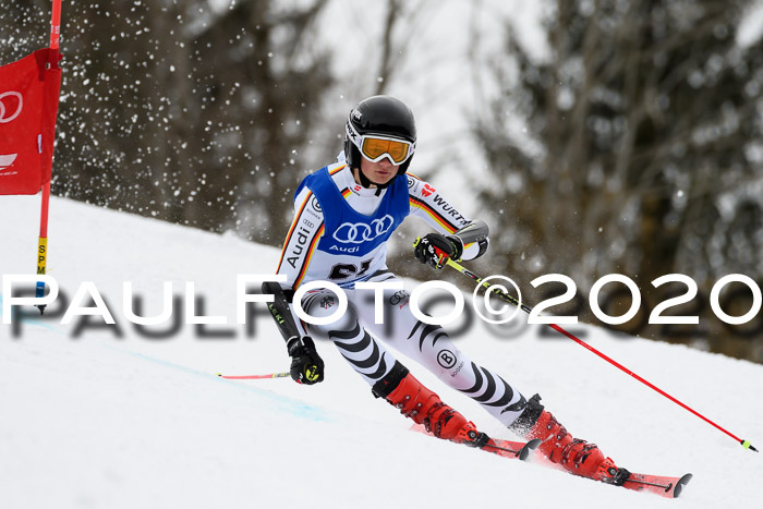 Bayerische Schülermeisterschaft Alpin Riesenslalom 25.01.2020