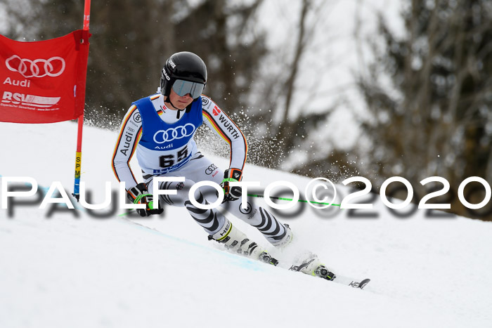 Bayerische Schülermeisterschaft Alpin Riesenslalom 25.01.2020