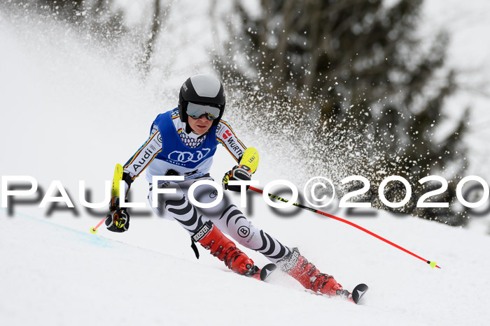 Bayerische Schülermeisterschaft Alpin Riesenslalom 25.01.2020