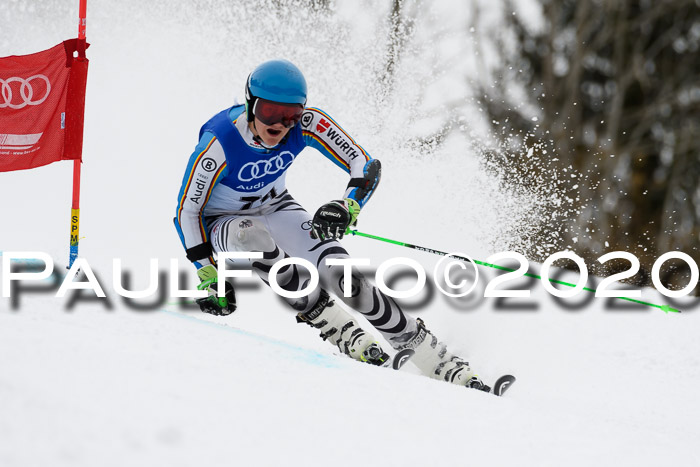 Bayerische Schülermeisterschaft Alpin Riesenslalom 25.01.2020