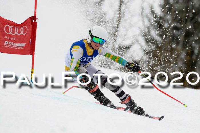 Bayerische Schülermeisterschaft Alpin Riesenslalom 25.01.2020