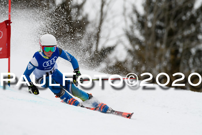 Bayerische Schülermeisterschaft Alpin Riesenslalom 25.01.2020