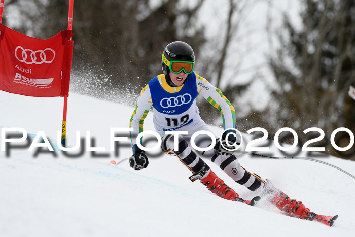 Bayerische Schülermeisterschaft Alpin Riesenslalom 25.01.2020