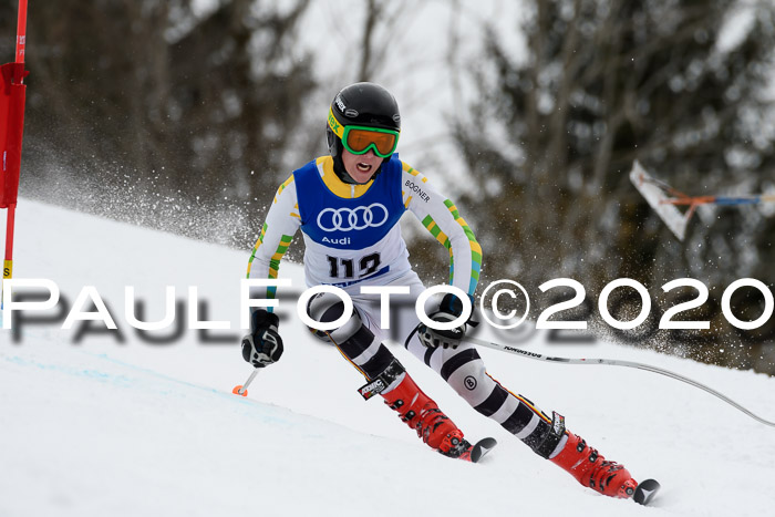 Bayerische Schülermeisterschaft Alpin Riesenslalom 25.01.2020