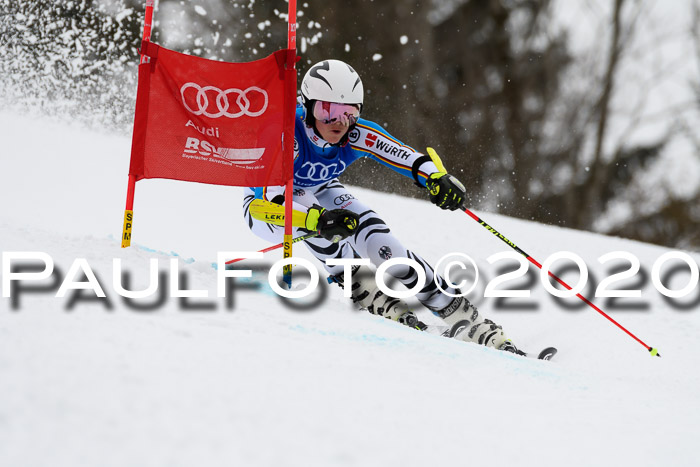 Bayerische Schülermeisterschaft Alpin Riesenslalom 25.01.2020