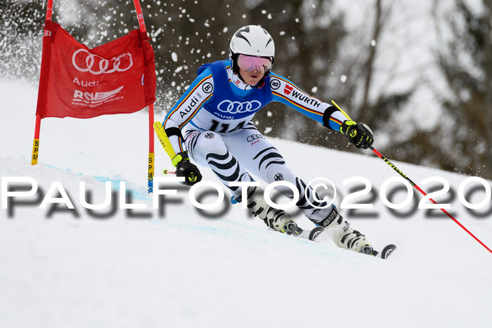 Bayerische Schülermeisterschaft Alpin Riesenslalom 25.01.2020