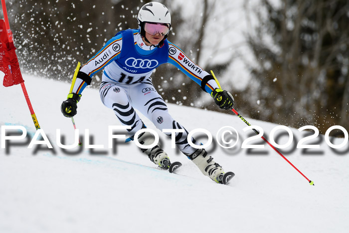 Bayerische Schülermeisterschaft Alpin Riesenslalom 25.01.2020