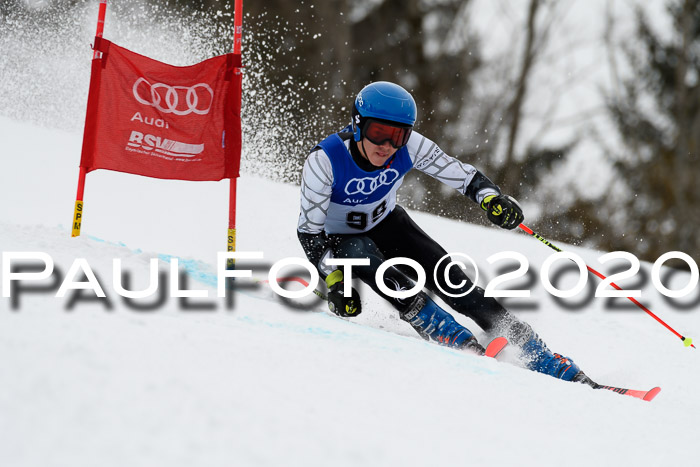 Bayerische Schülermeisterschaft Alpin Riesenslalom 25.01.2020