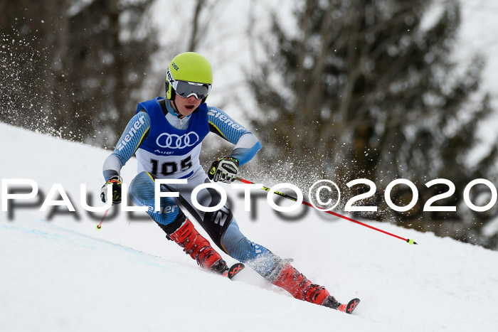 Bayerische Schülermeisterschaft Alpin Riesenslalom 25.01.2020