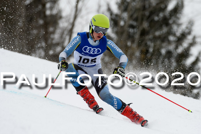 Bayerische Schülermeisterschaft Alpin Riesenslalom 25.01.2020