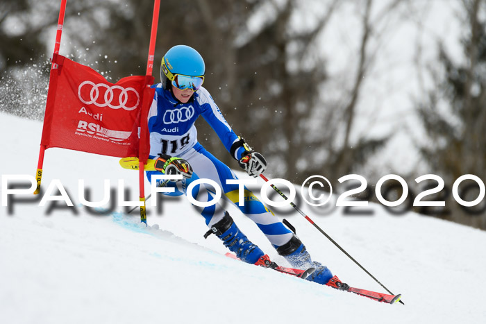 Bayerische Schülermeisterschaft Alpin Riesenslalom 25.01.2020