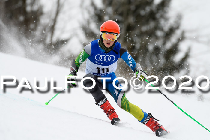 Bayerische Schülermeisterschaft Alpin Riesenslalom 25.01.2020