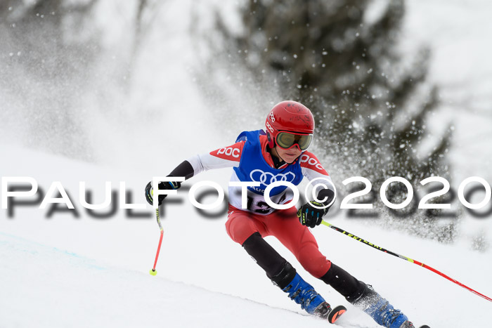 Bayerische Schülermeisterschaft Alpin Riesenslalom 25.01.2020