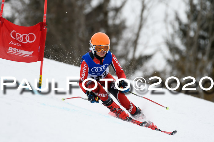 Bayerische Schülermeisterschaft Alpin Riesenslalom 25.01.2020