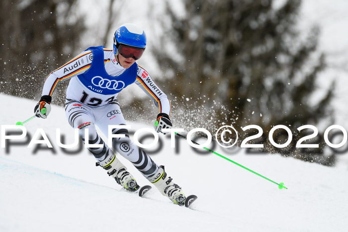 Bayerische Schülermeisterschaft Alpin Riesenslalom 25.01.2020