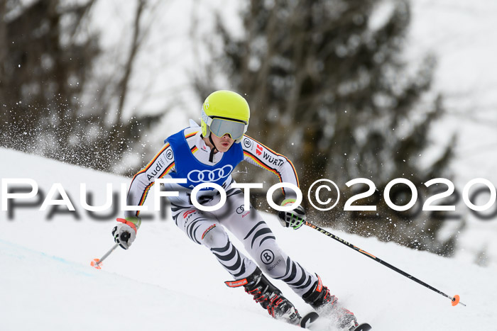 Bayerische Schülermeisterschaft Alpin Riesenslalom 25.01.2020