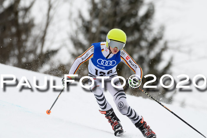 Bayerische Schülermeisterschaft Alpin Riesenslalom 25.01.2020