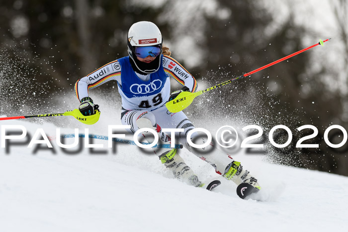 Bayerische Schülermeisterschaft Alpin Slalom 26.01.2020