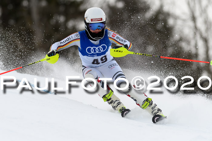 Bayerische Schülermeisterschaft Alpin Slalom 26.01.2020