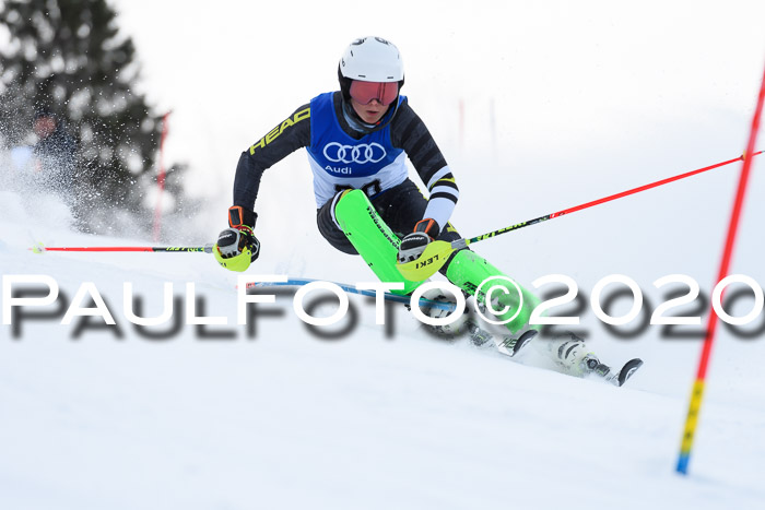 Bayerische Schülermeisterschaft Alpin Slalom 26.01.2020